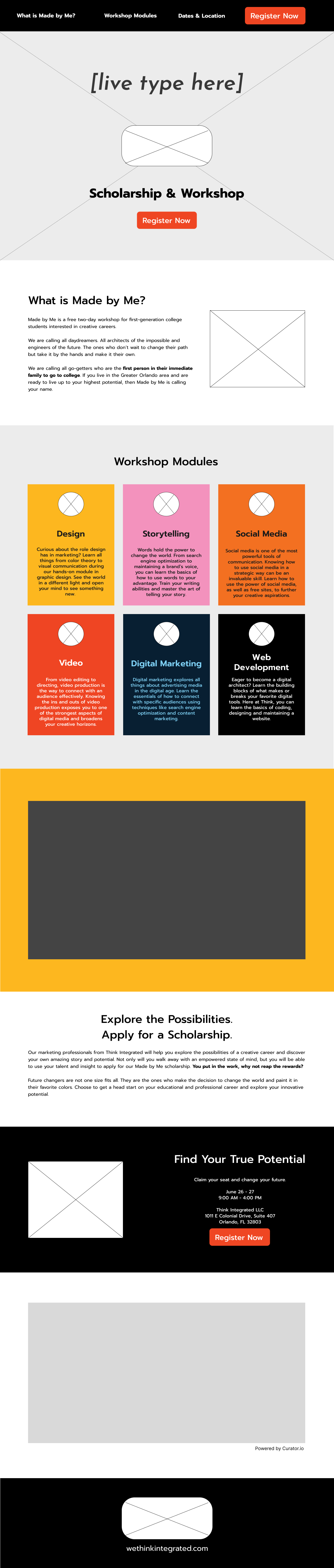 Final visual mockup with color